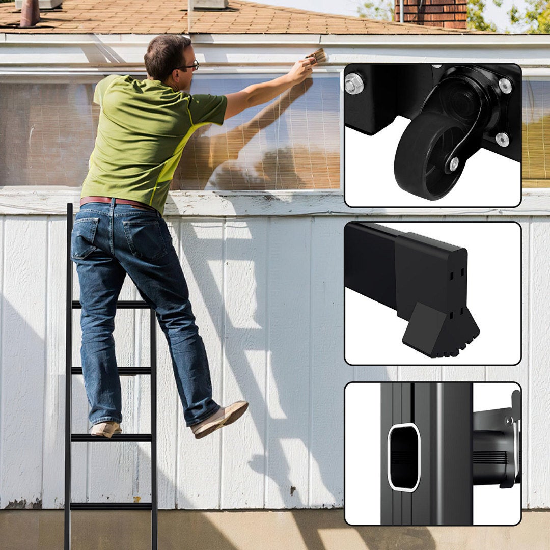 Echafaudage de jardin pour tailler sa haie ou couper des branches,noir - 7