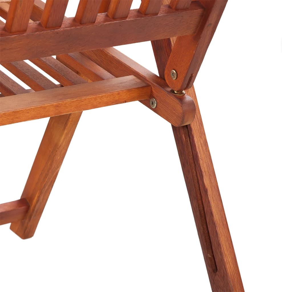 Maison Exclusive - Chaises pliables de jardin lot de 2 Bois solide d'acacia Marron - 6
