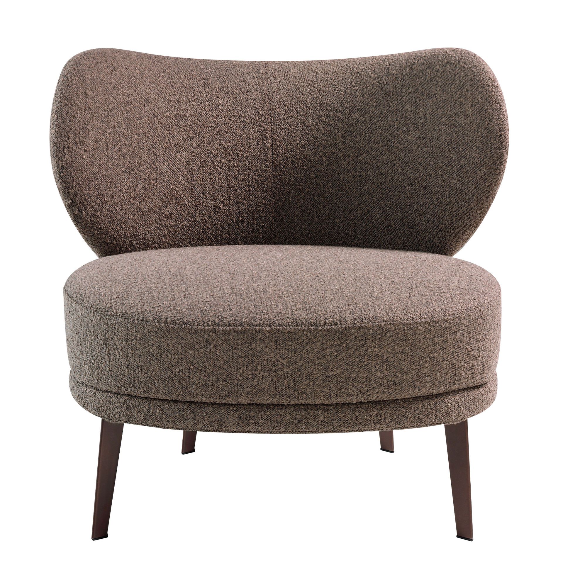 ANGEL CERDA Fauteuil en tissu marron - 3