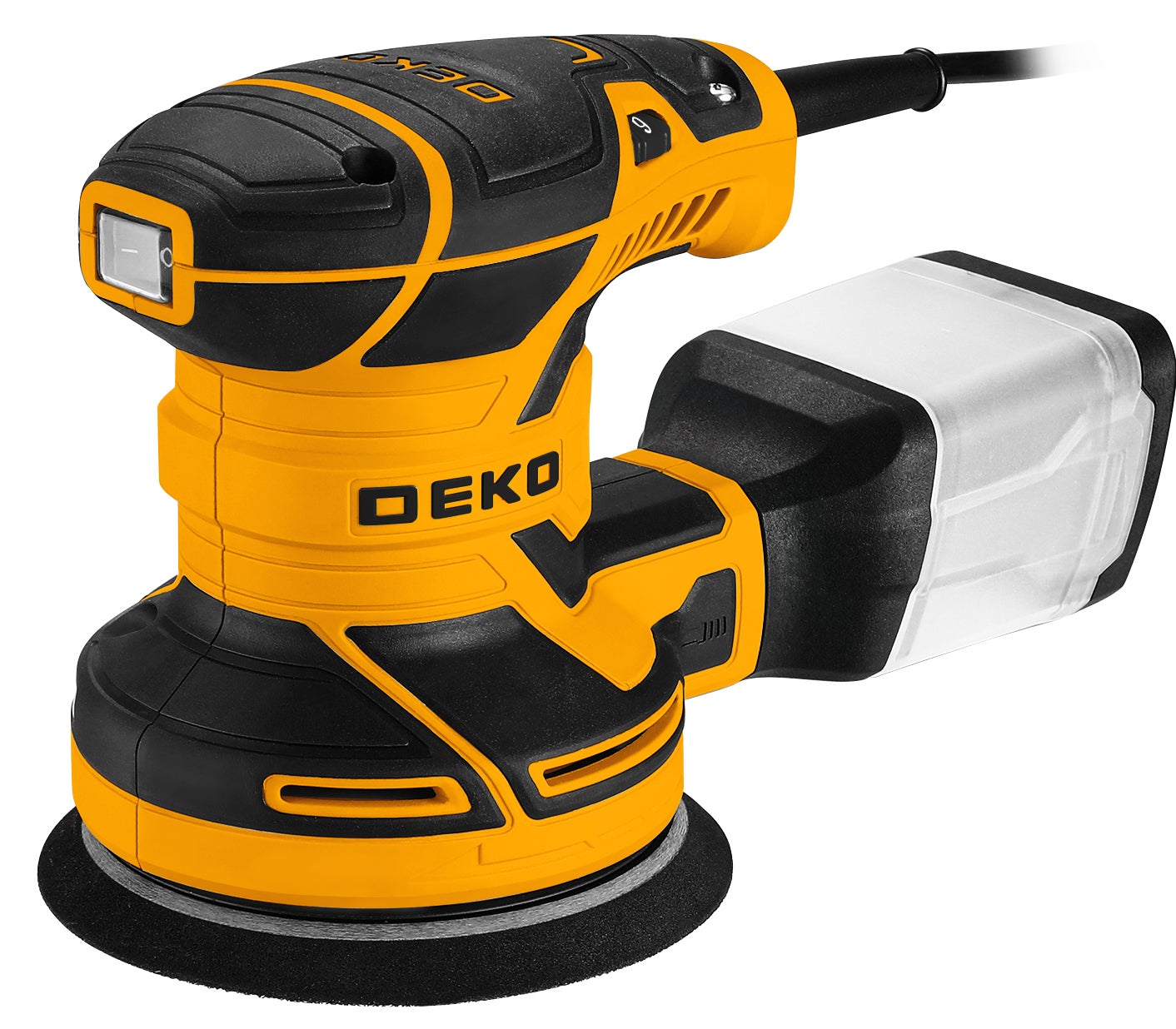 Szlifierka mimośrodowa oscylacyjna 320 W 14000 obr./min 125 mm DEKO DKOS32XL125