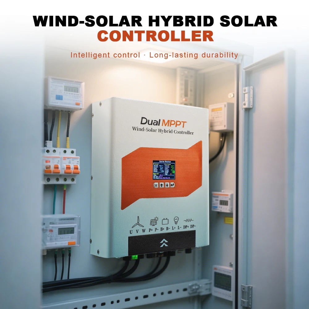 Controlador Híbrido Eólico-Solar Dual MPPT: Armazenamento de Energia e Autonomia Alargada,Controlador de Painel Solar,Controlador de Carga— SIENTICE - 4