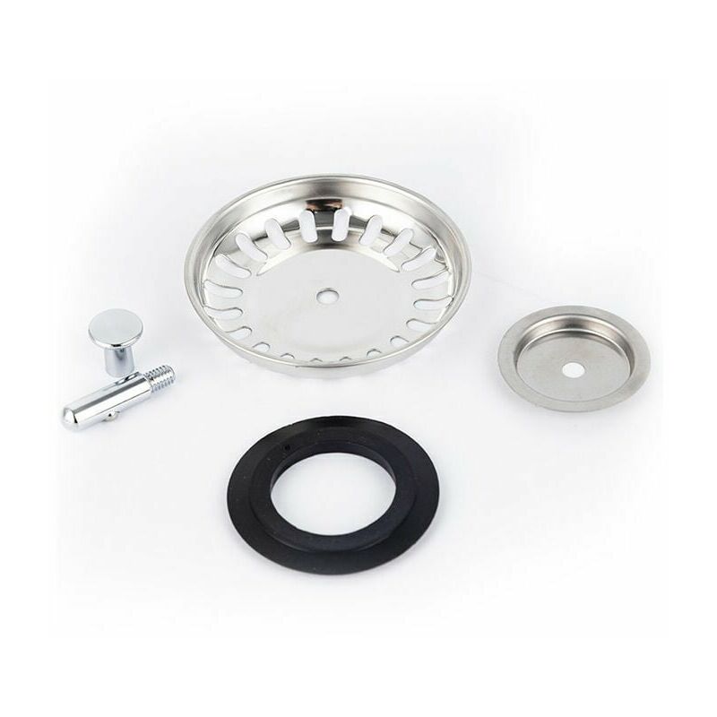 Panier Pour Bonde d'Évier de Cuisine 80 mm ,Crépine Universelle Acier Inoxydable, Bouchon Panier Pop-Up, Lavable Lave-vaisselle - 2