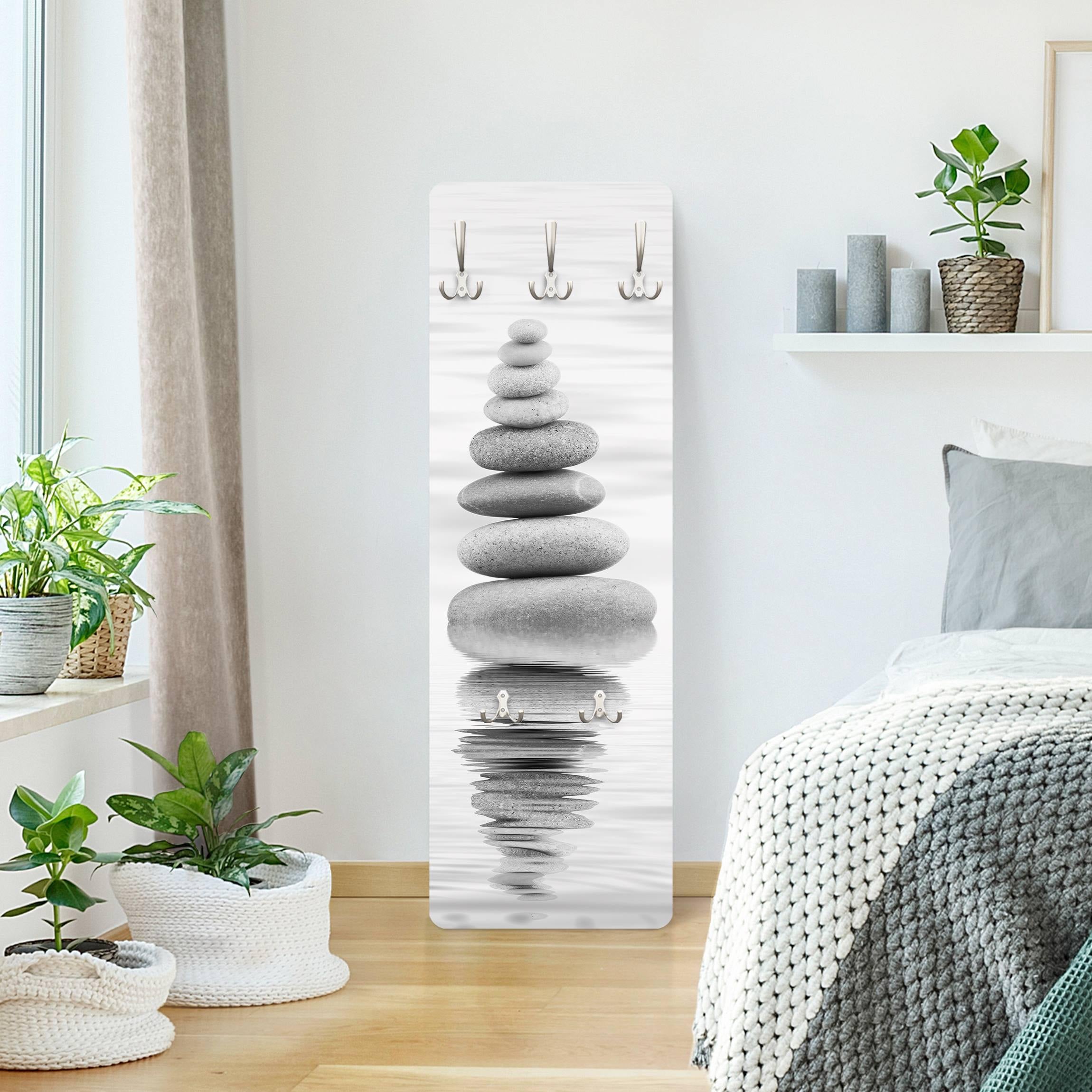 Appendiabiti Da Avvitare OLGA In Legno Bianco Opaco 4 Ganci L 42 X H 4 2 Cm 87687969