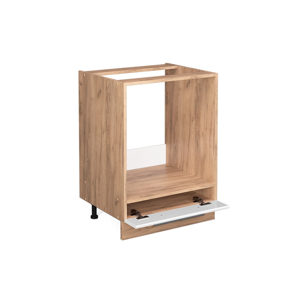 Vicco Meuble pour four Fame-Line, Blanc Haute brillance, 60cm sans PT - 4
