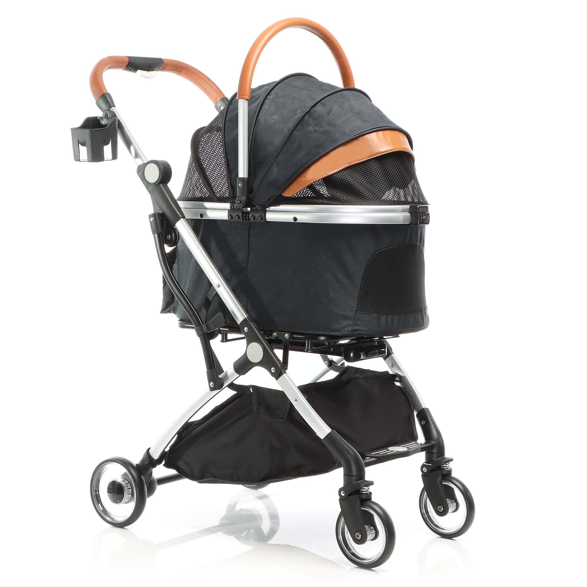 Fudajo Poussette pliable pour chiens et chats en – Capacité