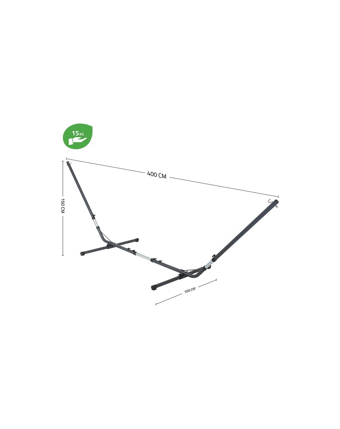 Bo-Camp - Support pour hamac - Universel - 2