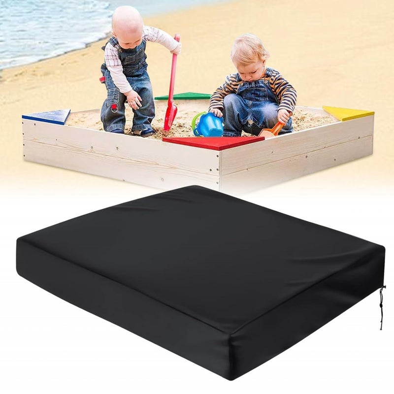 Pokrywa na kuwetę 120x120cm, wodoodporna, ze ściągaczem, czarna, ochronna.