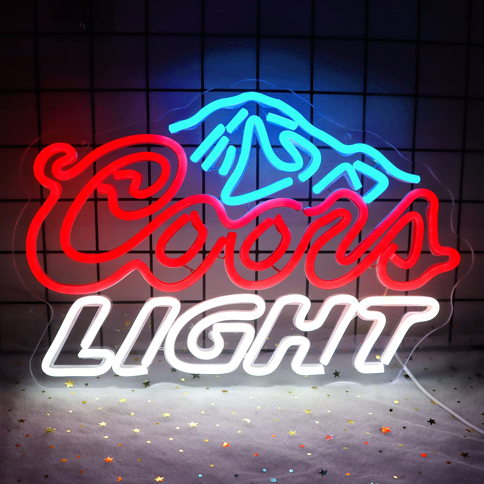 Neonowa dekoracja ścienna, odpowiednia do barów, restauracji, dekoracja ścienna LED art, 28*43cm