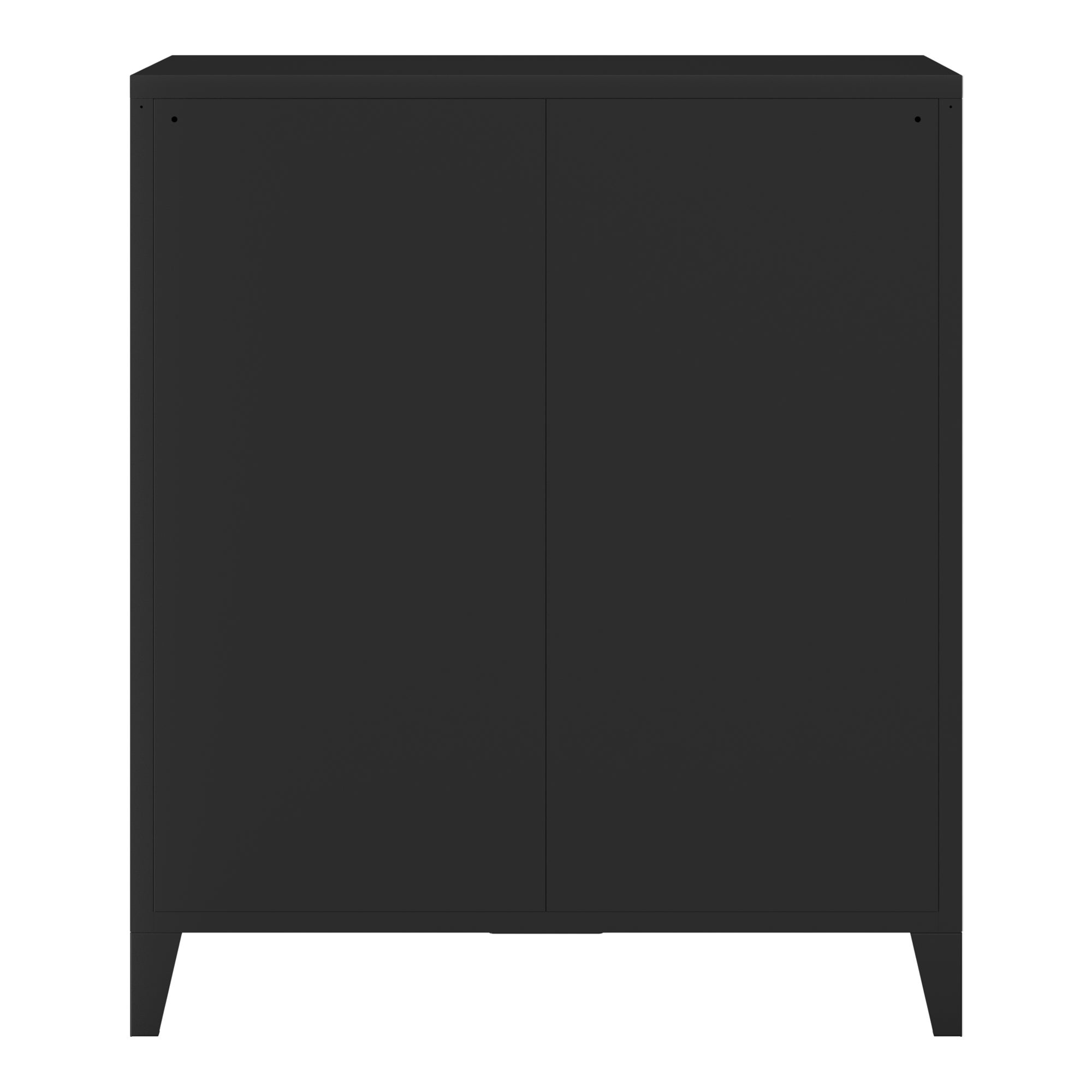 Commode métallique Hämeenlinna avec 4 tiroirs acier 92 x 80 x 40 cm noir [en.casa] - 7
