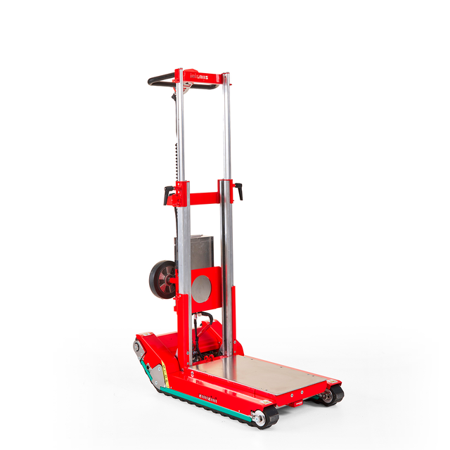 Carrello Saliscale Elettrico ZONZINI DOMINO per trasporto pompecalore, stufe, casseforti, motori, materiale edile. Batteria AGM. portata 400 Kg.