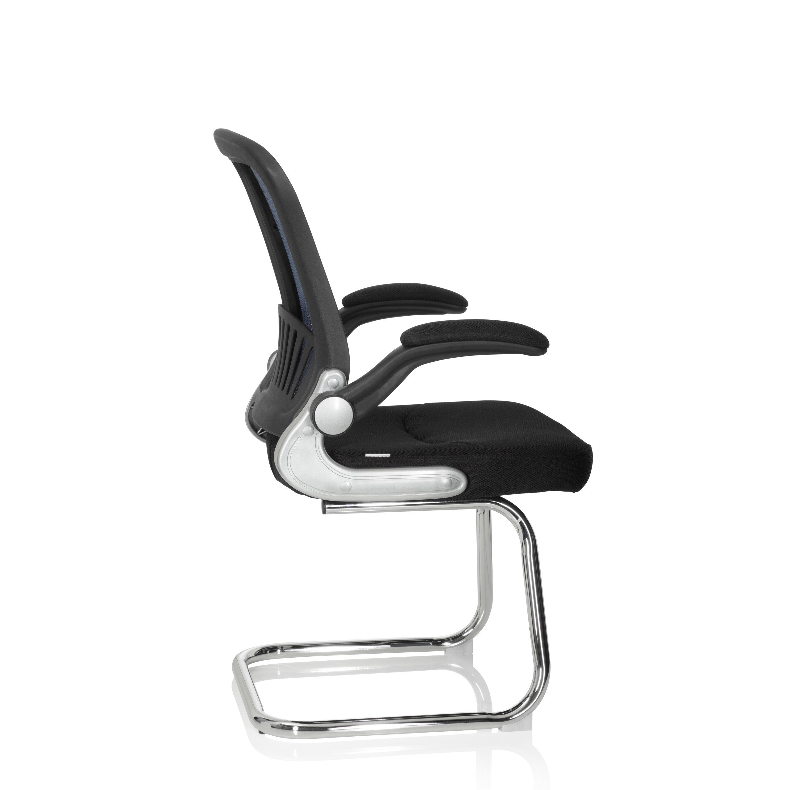 Sedia per visitatori / Sedia per conferenze FLYER PRO V Mesh Nero/Blu hjh OFFICE - 6