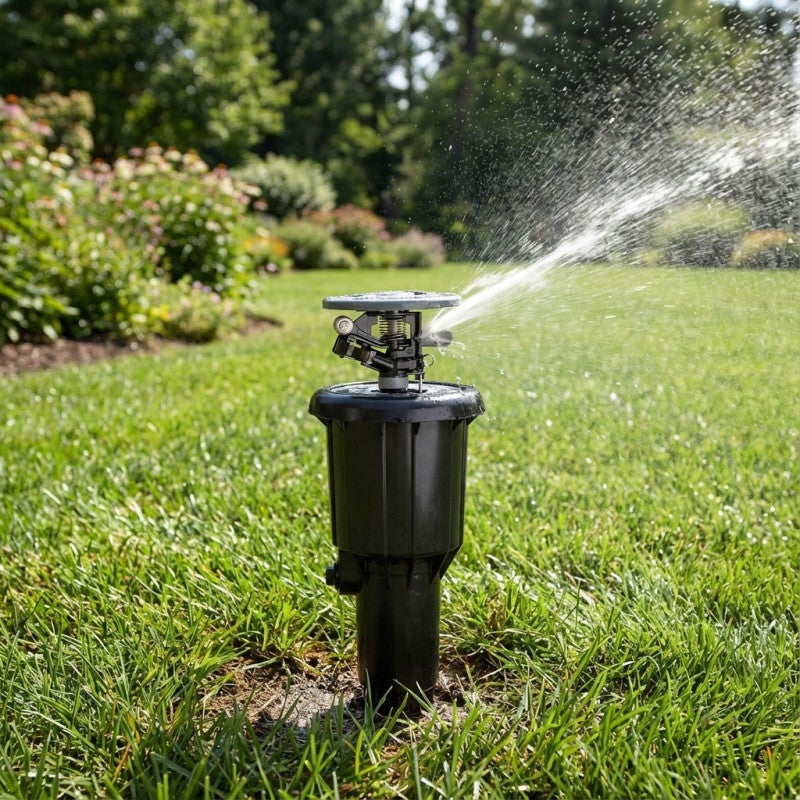 Irrigatore a scomparsa per irrigazione interrata | Irrigatore agricolo a impatto MaxiPou 6-13 m 1/2'' | Irrigatore circolare e r - 9