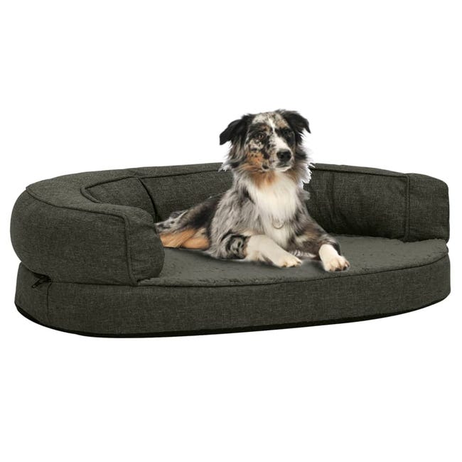 Cuccia Per Cani E Gatti Ferplast HALL - In Legno FSC, Con Cuscino Lavabile, 80.5x53x17.5 Cm, Antiscivolo - Foto 3