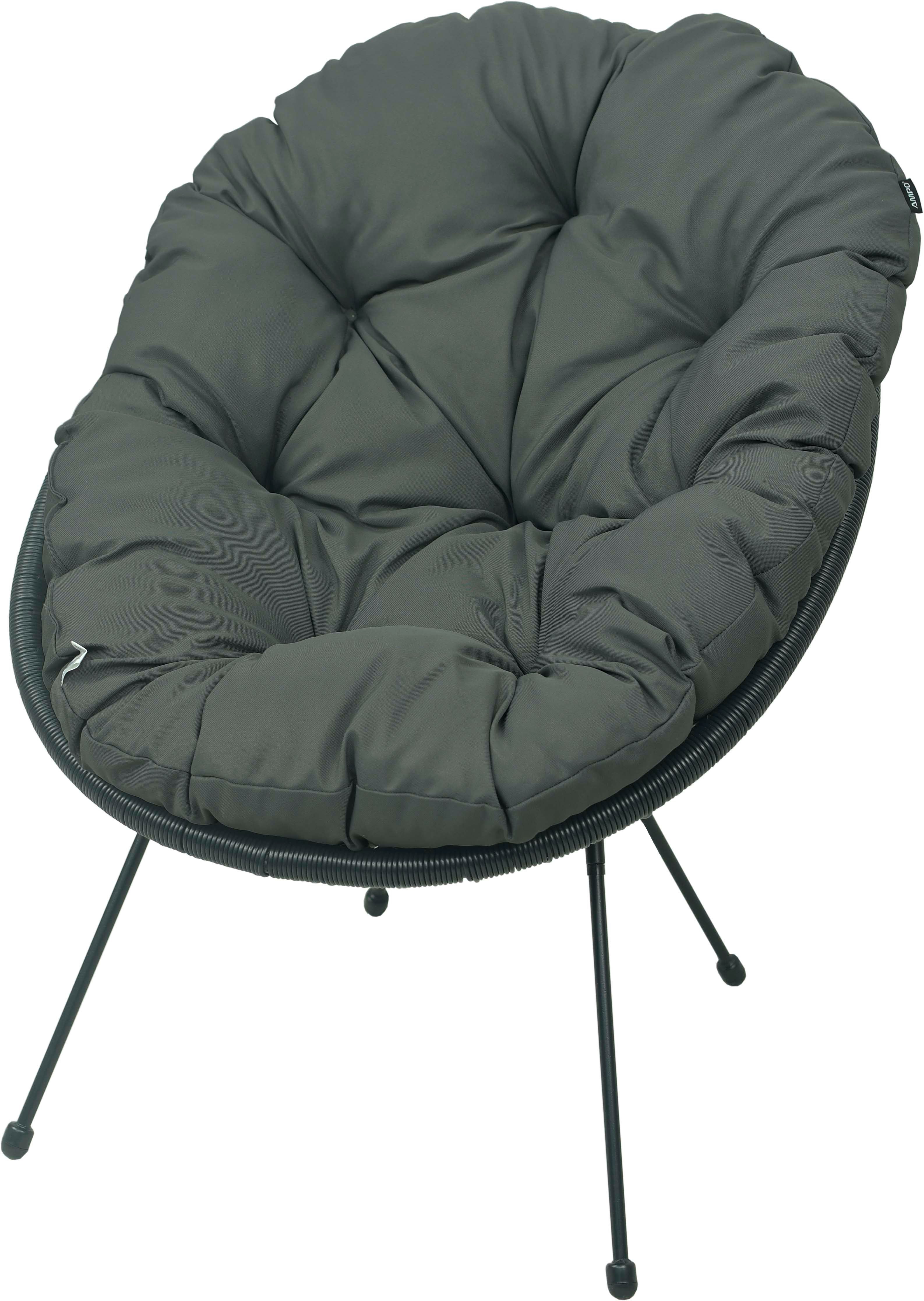 Poduszka na fotel żyłkowy krzesło Acapulco AMPO szary 1 szt.