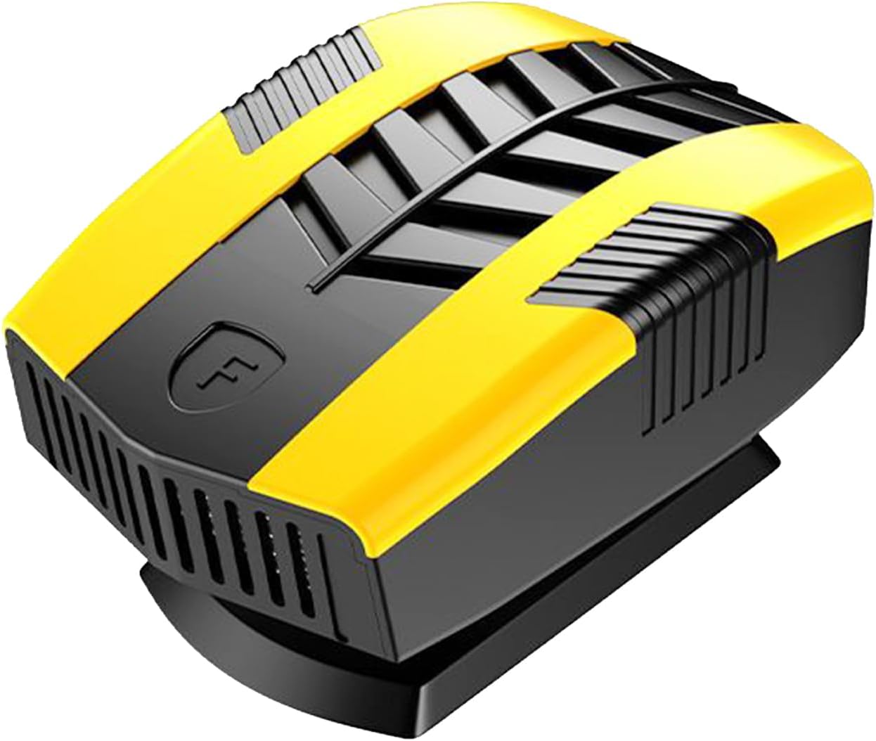 Przenośny ogrzewacz samochodowy | Odmrażacz szyby przedniej - 12 V, kompatybilny z zimowymi szybami przednimi, żółty