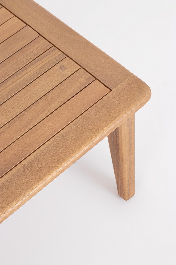 Salon bas de jardin en Bois Marron 4 personnes - 9