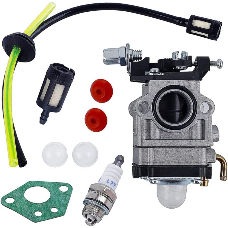 Carburateur Débroussailleuse Kosin Carburateur Pour Débroussailleuse 52cc 49cc 43cc Carbu Kit Avec Joint Tuyau Bougie Allumage Et Filtre A Essence Carburateur Debroussailleuse 96373864 Membrane Carburateur