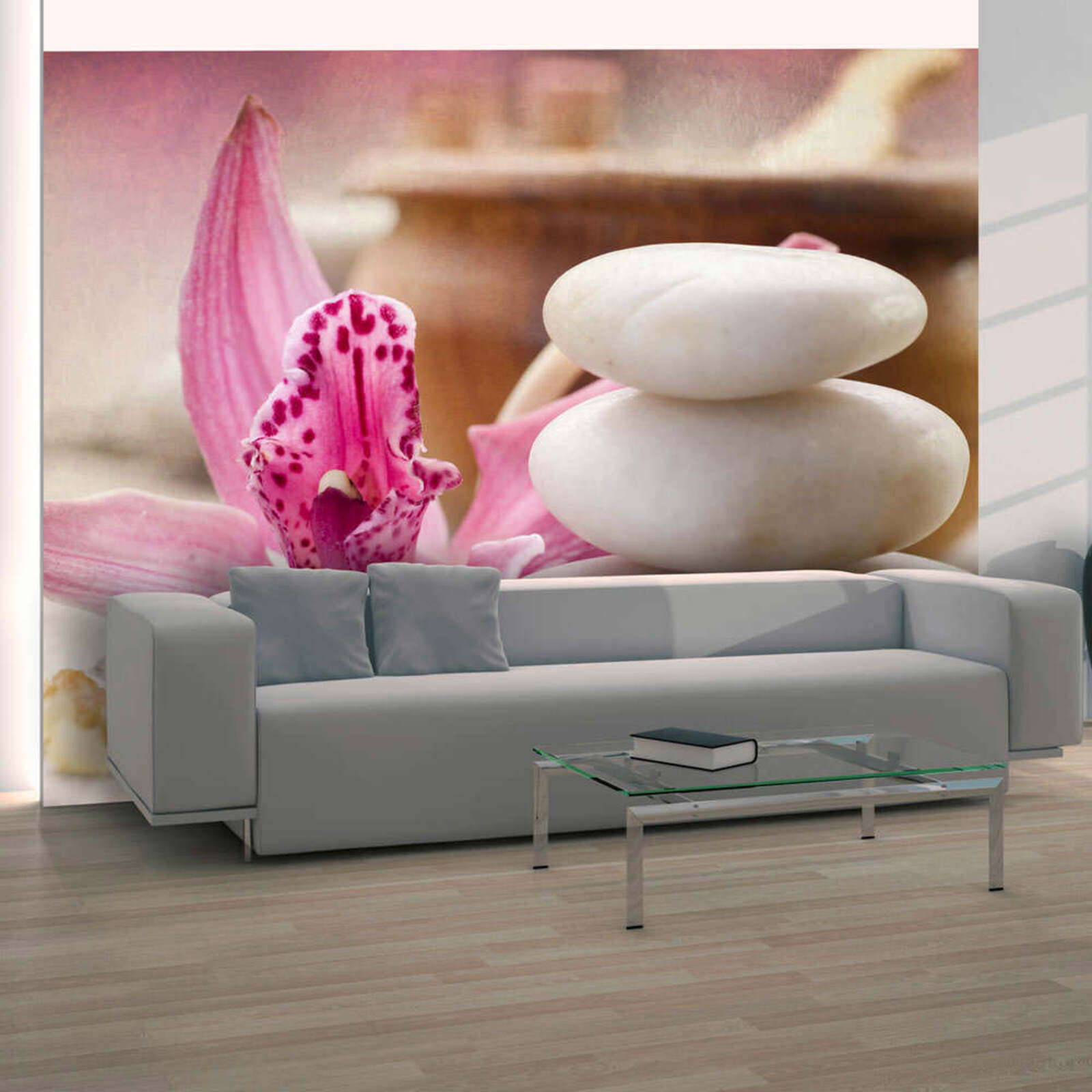 Papier peint zen et spa - 300 x 230 cm | Leroy Merlin