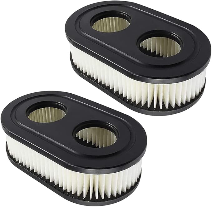 Zestaw 2 filtrów powietrza do BRIGGS &amp; STRATTON - Numery części: 4247, 5432, 5432K, 593260, 798452, biały