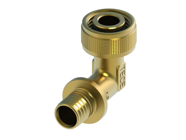 TECEflex Coude dadaptation rapide 90°, bronze au silicium, dim. 16x1/2\