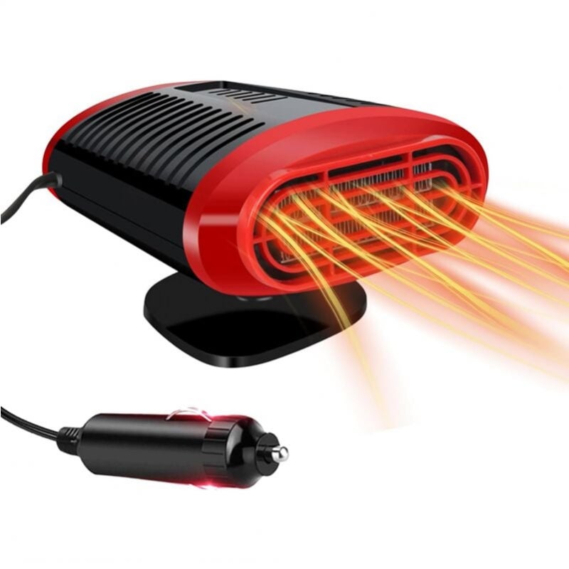 Ogrzewacz samochodowy 12 V 150 W, przenośny ogrzewacz z funkcją odmrażania szyby przedniej, odpowiedni do wszystkich modeli samochodów