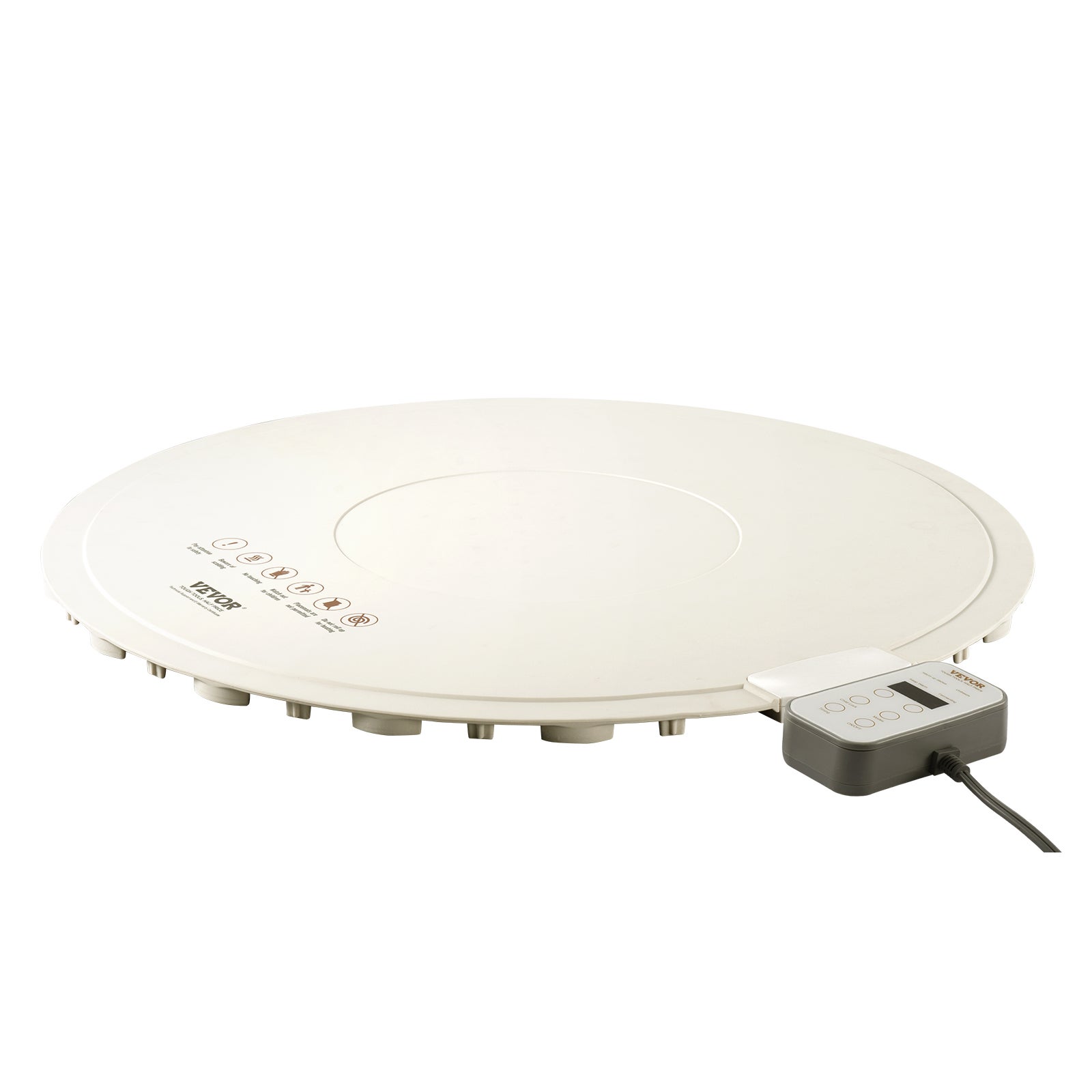 Scaldavivande Elettrico in Silicone,VEVOR 60 cm,Tappetino Riscaldante con 4 Impostazioni di Temperatura,Spegnimento Automatico,Adatto Ristoranti - 9