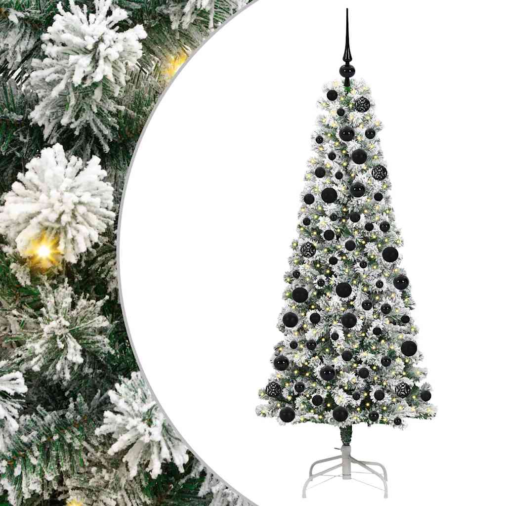 Sztuczna choinka z zawiasami Ze LED Lights 180 cm PVC