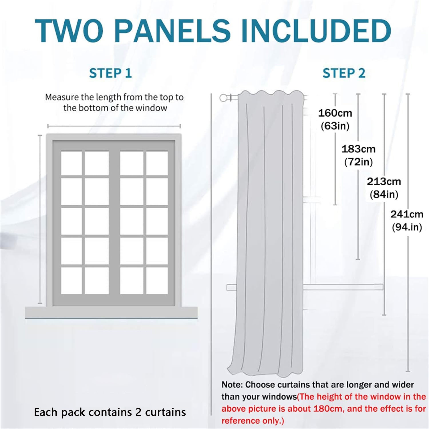 Rideaux en lin avec œillets, 2 pièces Rideaux en tulle, Rideaux à œillets, Rideau de fenêtre de salon Rideau, 132 x 160 cm (couleur lin) - 7