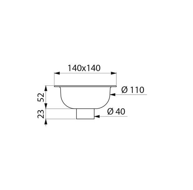 Delabie - Siphon de sol pour sol carrelé ou en béton brut-684000 - 684000 - 2