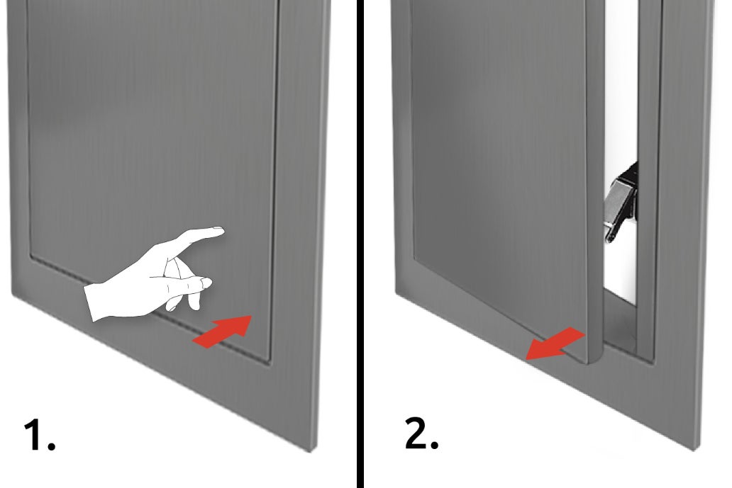 Trappe de Visite Placo 200x200mm Acier Inoxydable Porte Acces - 4
