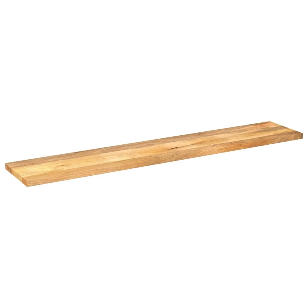 VidaXL Piano Per Scrivania In Legno Massello Di Acacia – 140x50x2,5 Cm, Rettangolare, Bordo Curvo, Per Ufficio, Computer O Tavolo Da Pranzo, Solo Piano