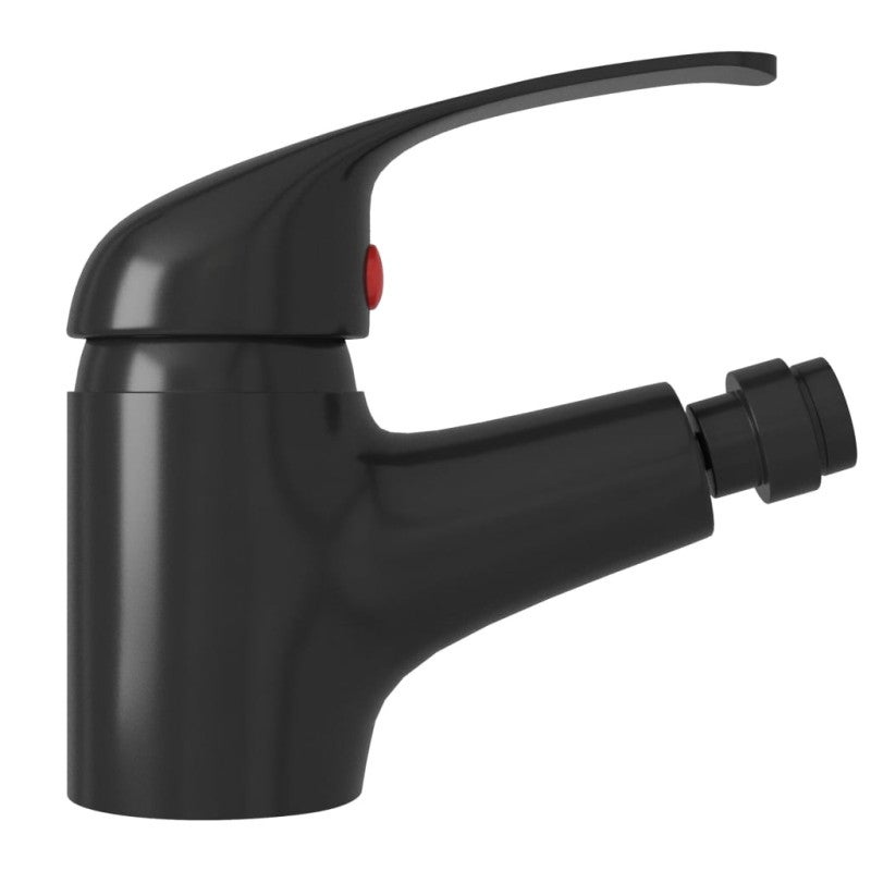 Grifo mezclador de bidé negro 13x12 cm vidaXL - 4