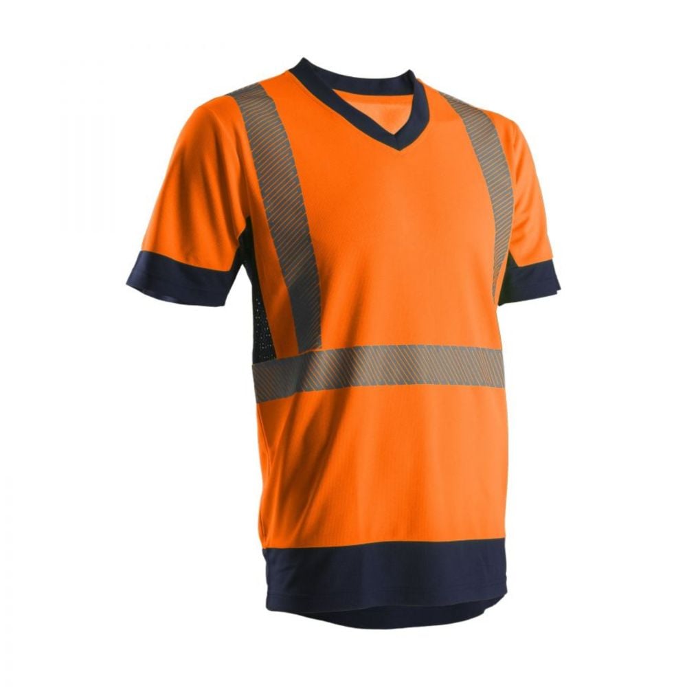Haute Visibilité Manche Courte Sécurité Travail T-Shirt Bird Eye Classe Haute Visibilité Manche Courte Sécurité Travail T-Shirt Bird Eye Classe
