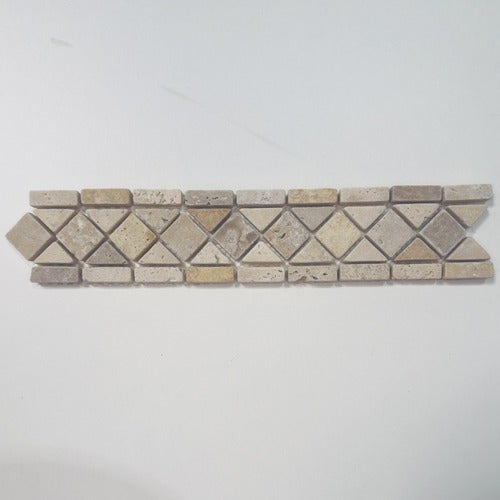 Albedo Pierre - Listel En Travertin Mix – Roma - 6X30,5X1 CM