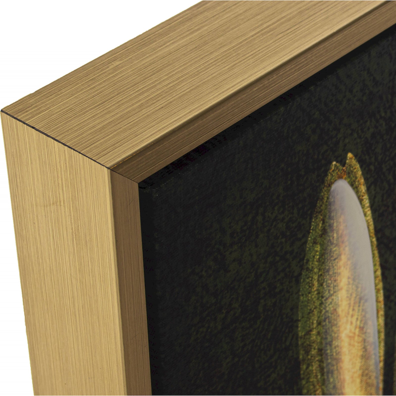 Tableau portrait l gant floral et dorure murale 100 x 4 x 140 cm