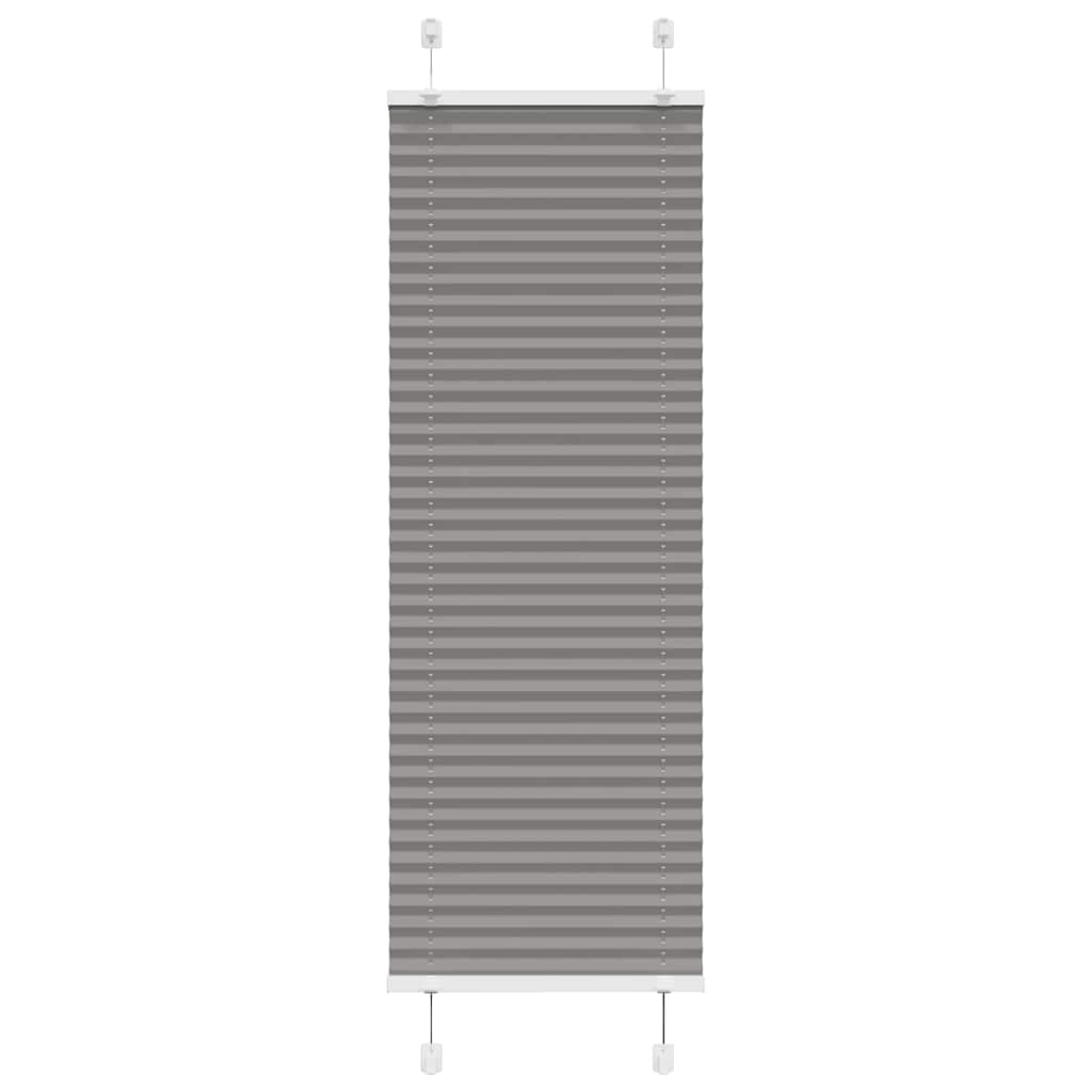 Roleta plisowana antracytowa 45x150 cm Szerokość tkaniny 44,4cm vidaXL