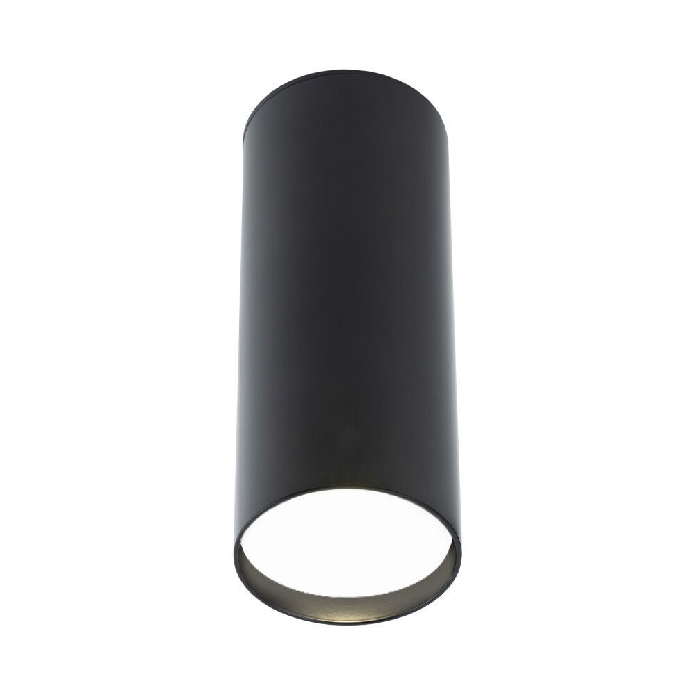 Reflektor sufitowy spot natynkowy Kobe okrągły czarny 1xGX53x9W tuba wym: 20 x 8 x 8 cm metal Shilo