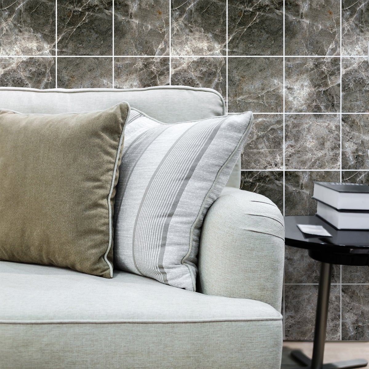 9 adesivi piastrelle di cemento marmo di Poitiers - Sticker adesivo - adesivi murali - 9stickers15x15cm - 6