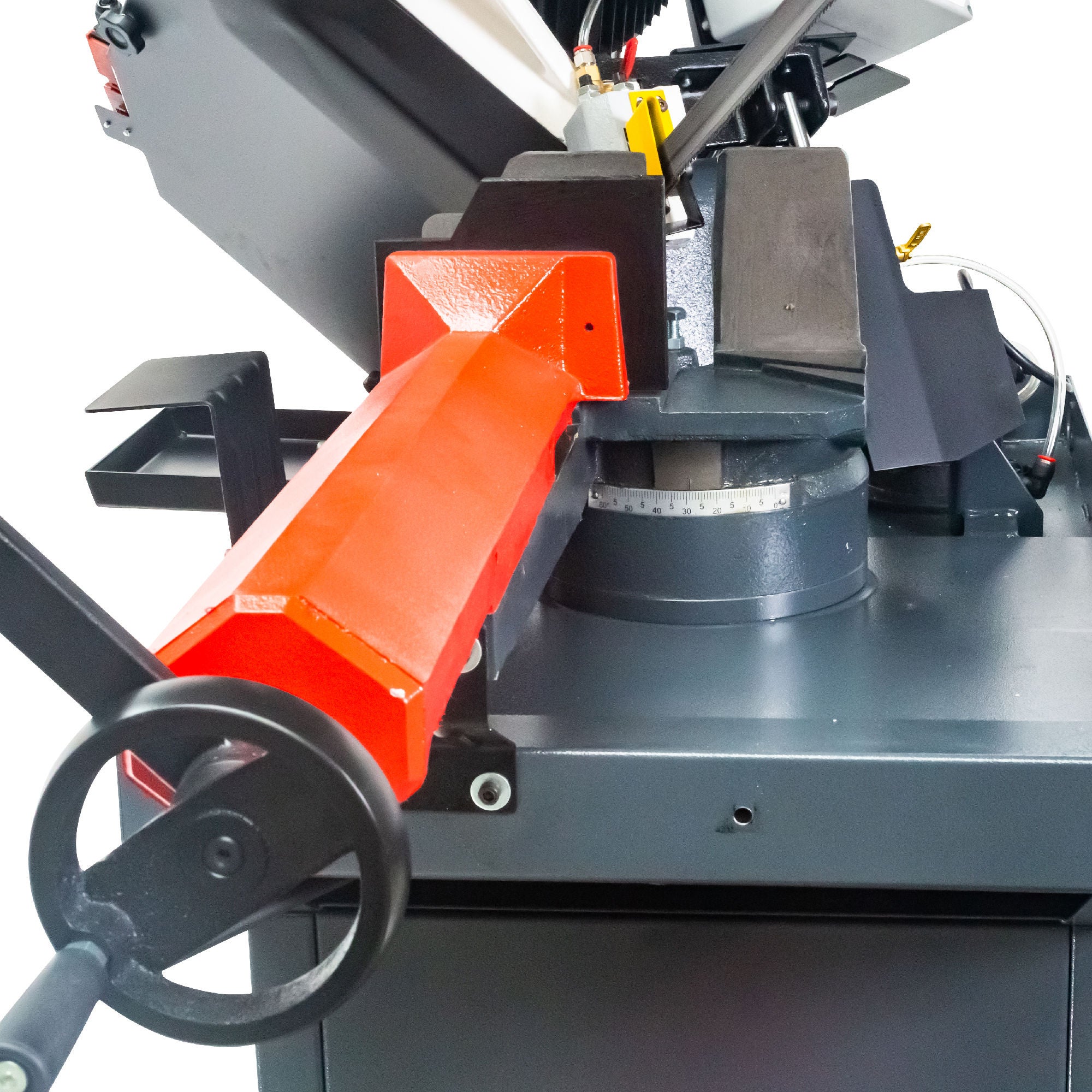 Scie à ruban pour métaux 0-60 capacité de coupe ronde 225 mm 1,5 kW 400V 2 vitesses 35/70 m/min hauteur lame 27 mm Torros SC280G 400V - 4