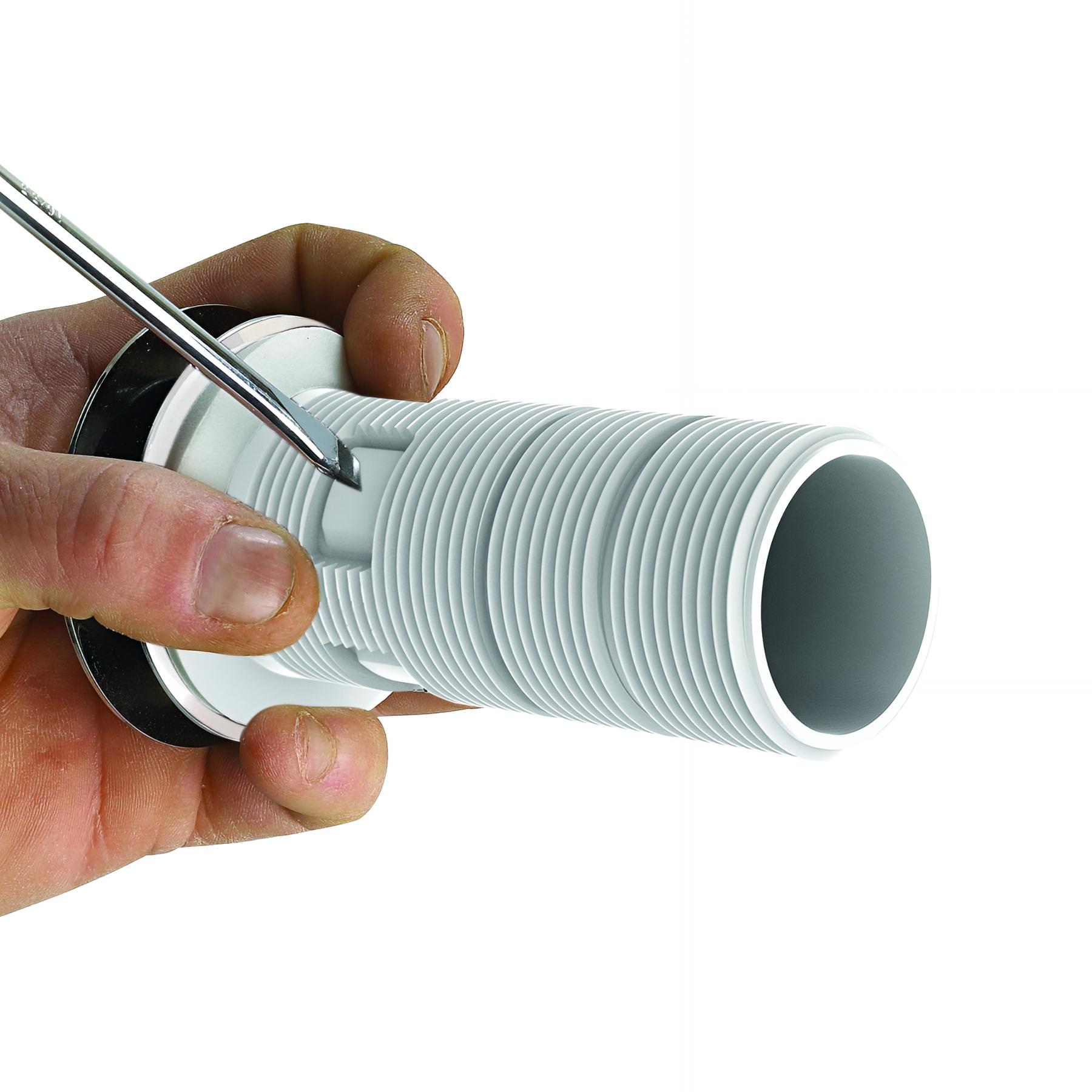 Bonde lavabo avec tubulure extra-plate et siphon 62500000000 - 5