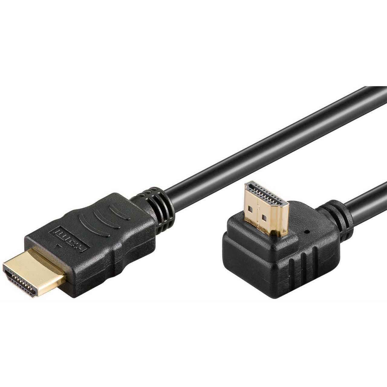 Goobay 41594 Câble Toslink 90° Rotatif 360° 1m - Fibre Optique Audio Numérique