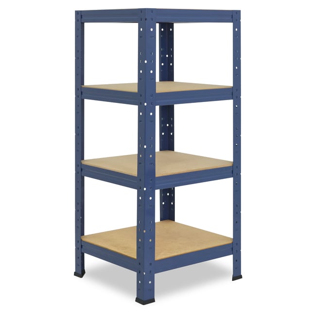 shelfplaza HOME 100x40x40 cm scaffale pesante in blu con 4 ripiani e 175 kg di portata per ripiano