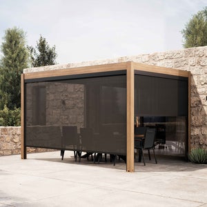 Pergola en acier - Droite - 400 x 230 cm