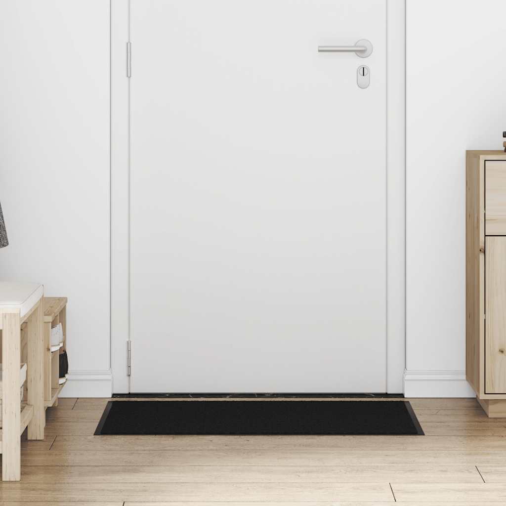 Paillasson noir 60x90 cm vidaXL - 4