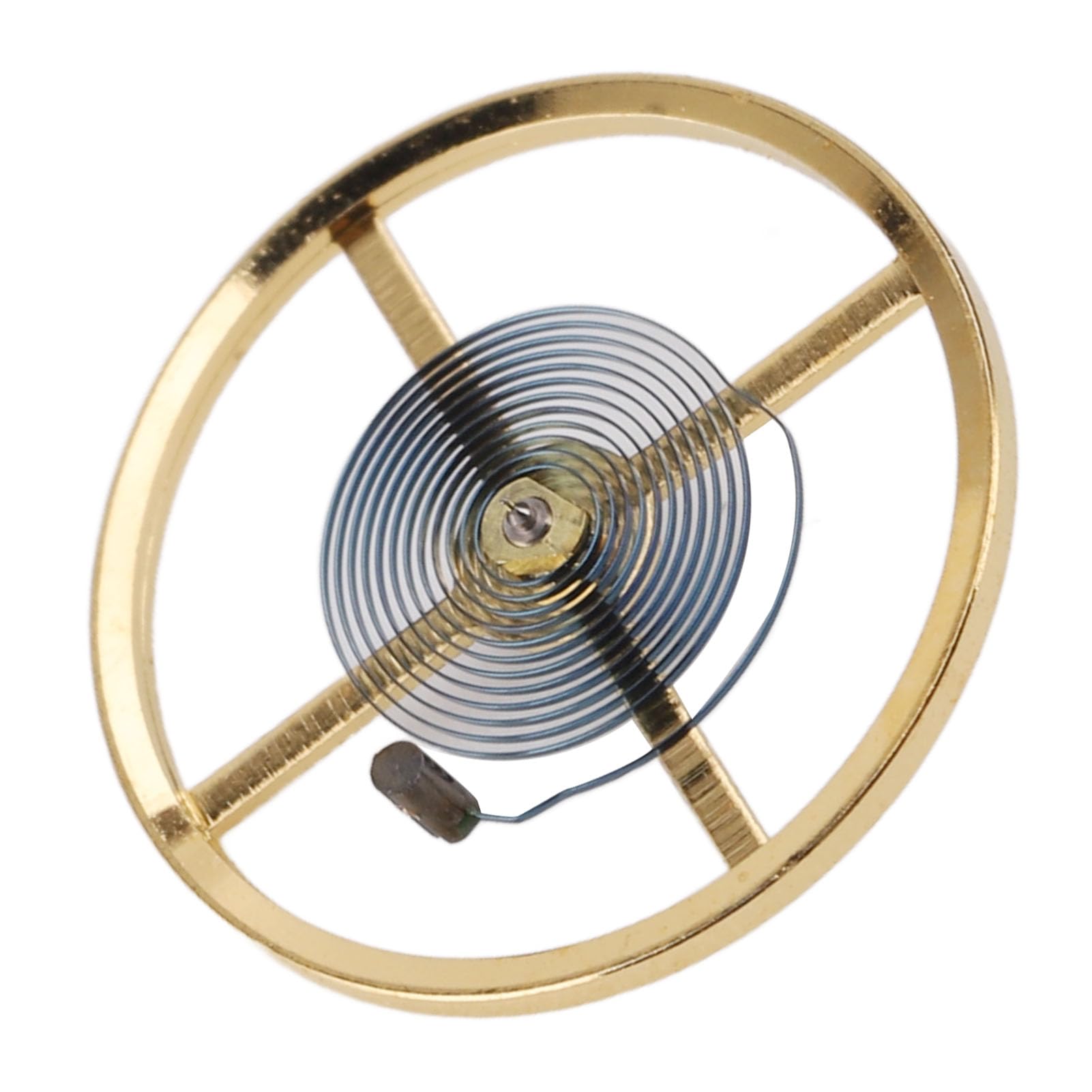 Repuesto de volante de equilibrio con espiral para reloj 3135 pieza de reparación de volante de equilibrio para reloj