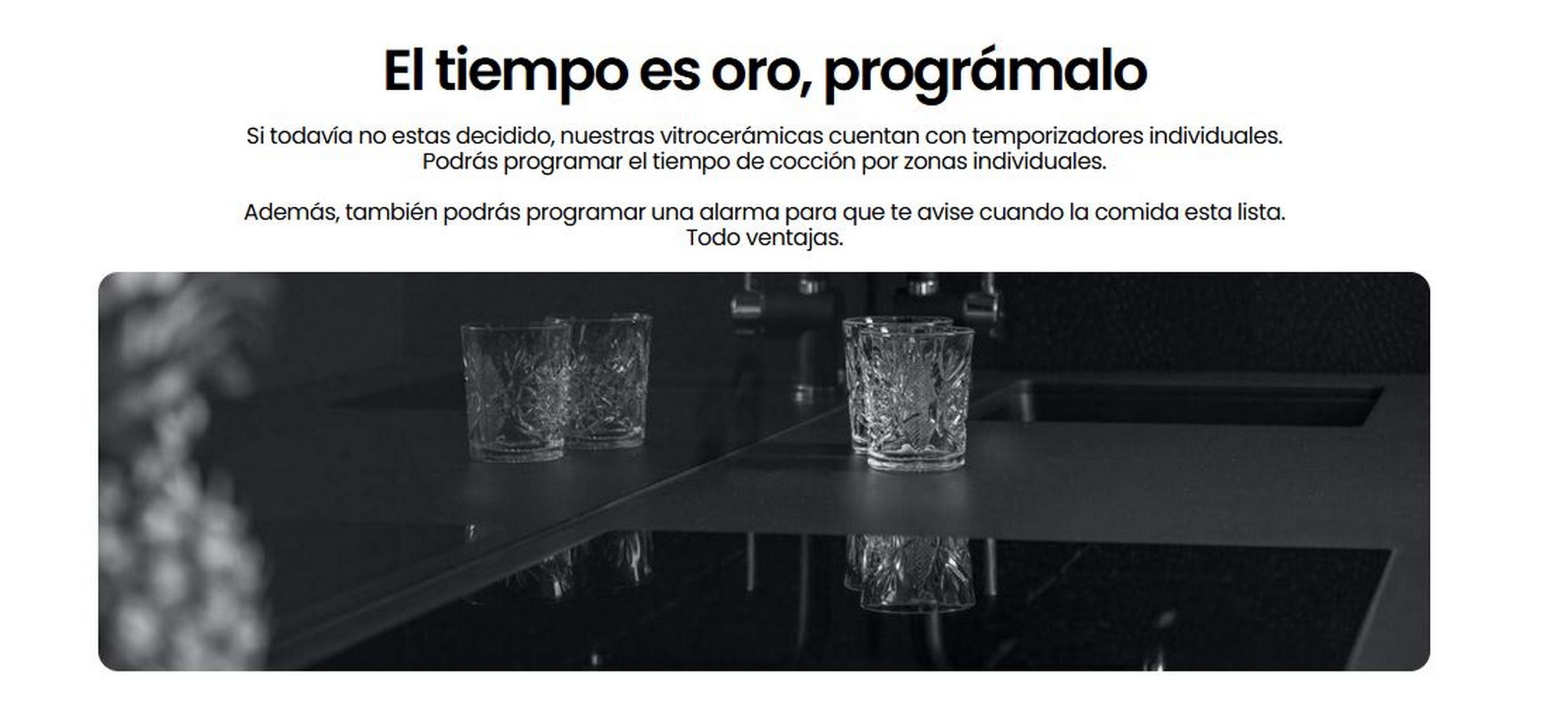 Encimera Vitroceramica Infiniton VITRO-A3F - 9 niveles, 3 zonas,Control táctil, 60cm - 6