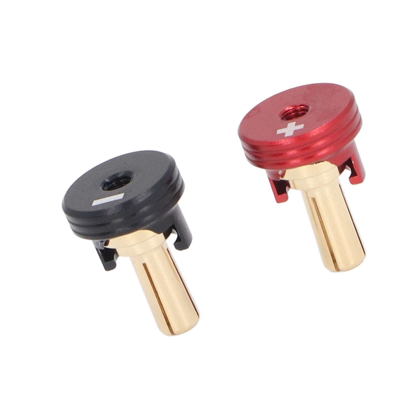 Connettori Banana Ottone Spinotto Batteria Auto 4/5mm - Dissipatore Calore - 1/2/10 Coppie