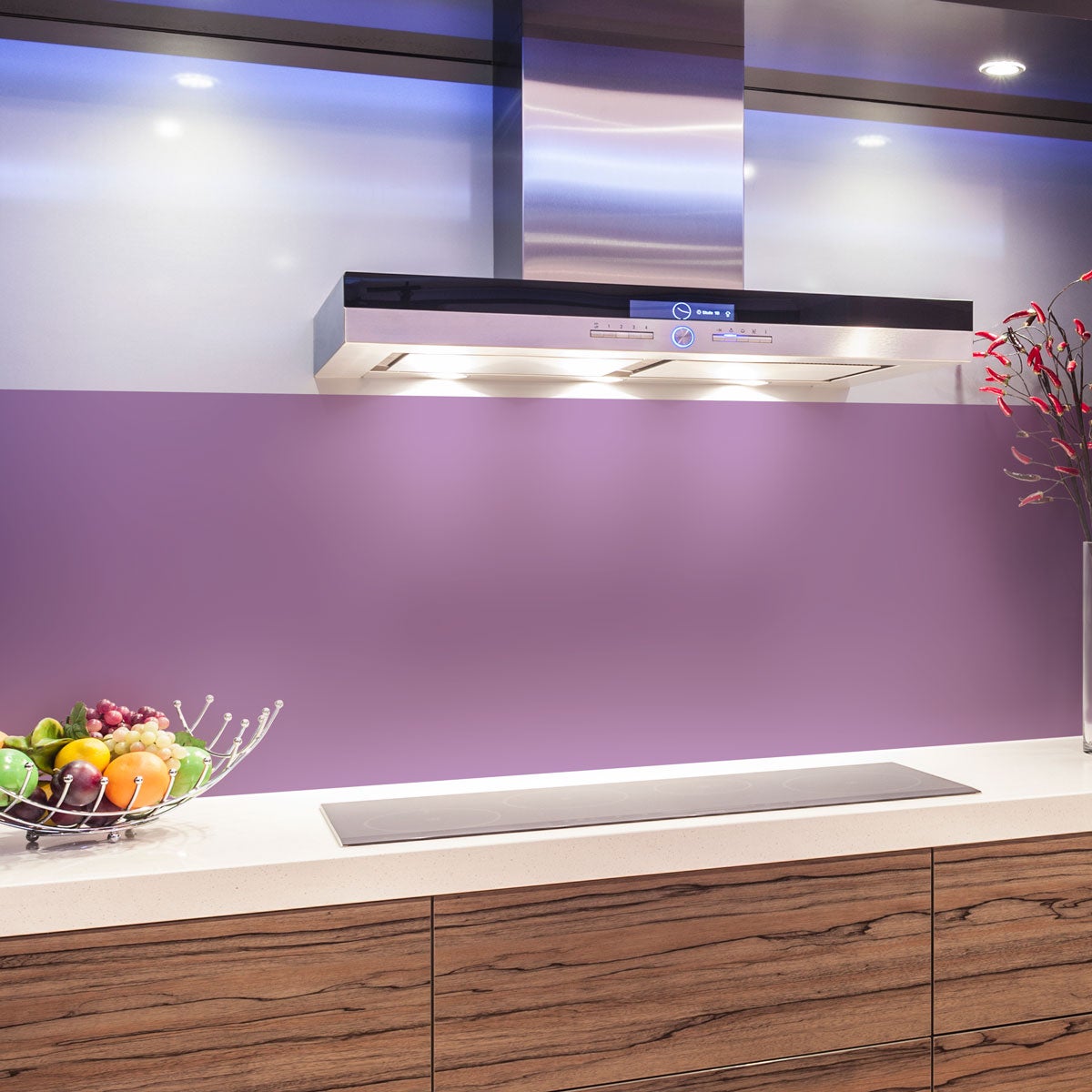 Rotolo adesivo decorativo in vinile al metro - Adesivo lavabile e impermeabile per pareti, cucine e mobili - 60cmx10m - Lilla - 8