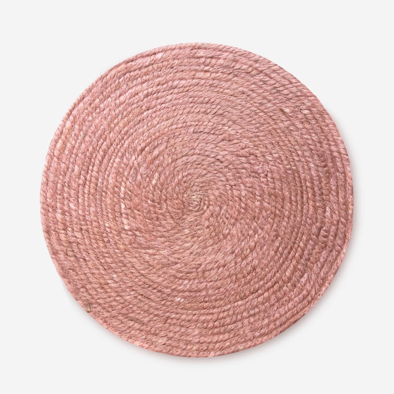 Zestaw 2 podkładek stołowych z juty Alessio Ø36 cm | Ręcznie wykonane, wytrzymałe i dekoracyjne