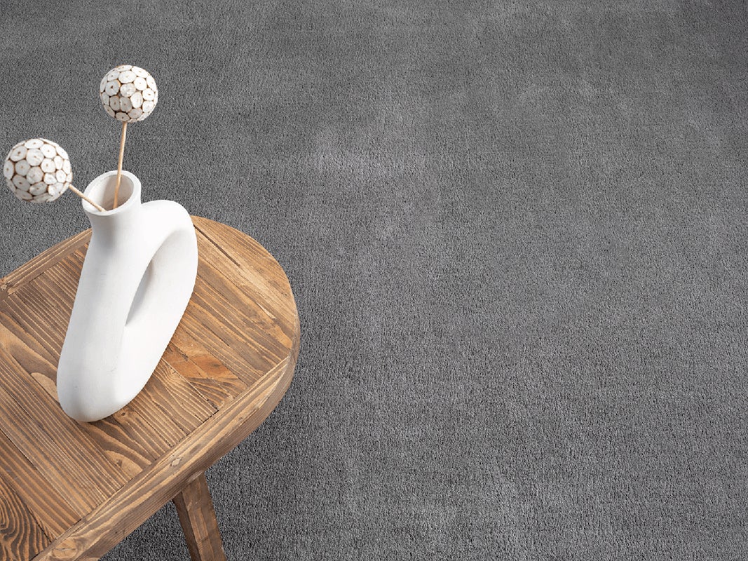 the carpet Relax tapis moelleux à poils courts, dessous antidérapant, lavable à 30 degrés, super soft, aspect fourrure, Anthracite, 160 cm - 6